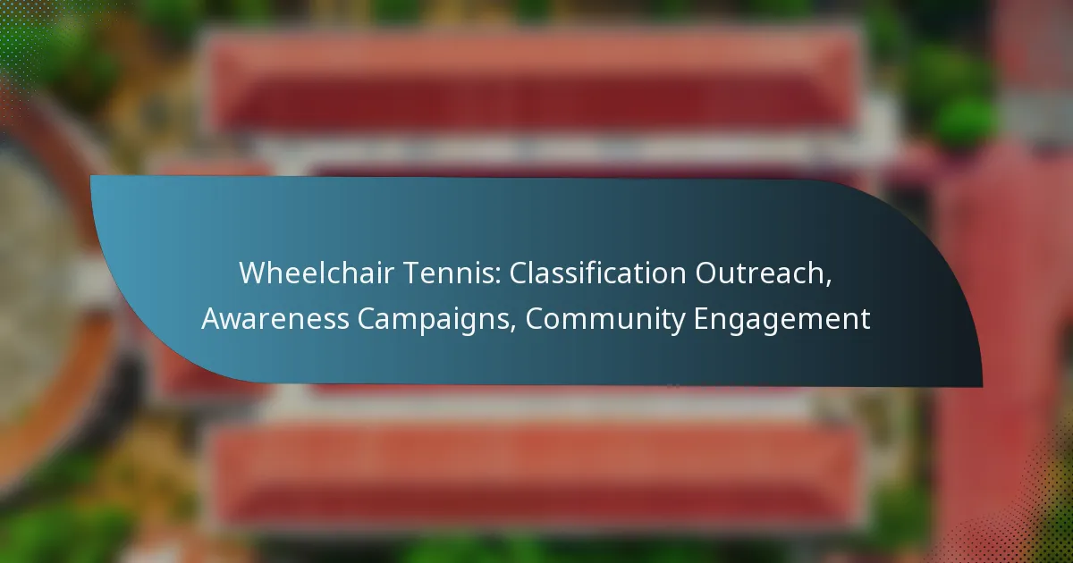 Wheelchair Tennis: Classification Outreach, Awareness Campaigns, Community Engagement