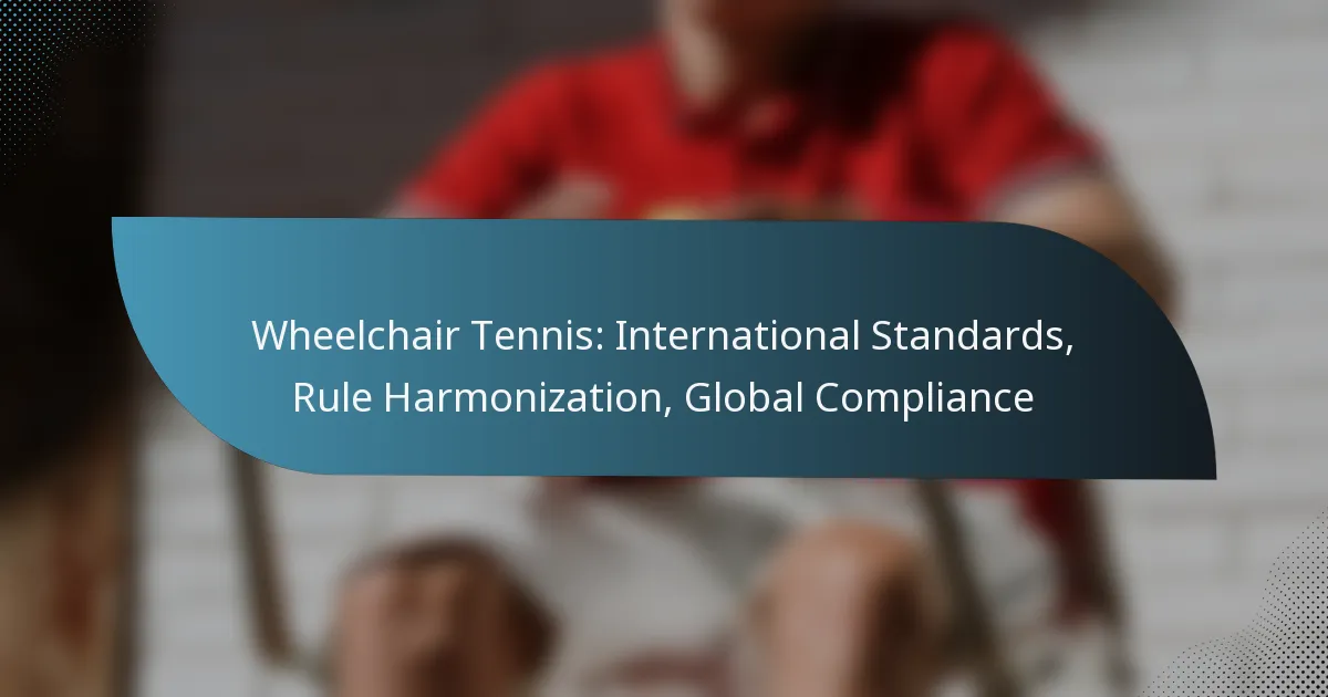 Wheelchair Tennis: International Standards, Rule Harmonization, Global Compliance